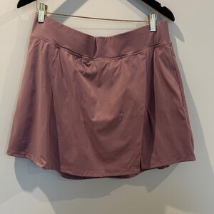 Chic Mauve Mini Skirt